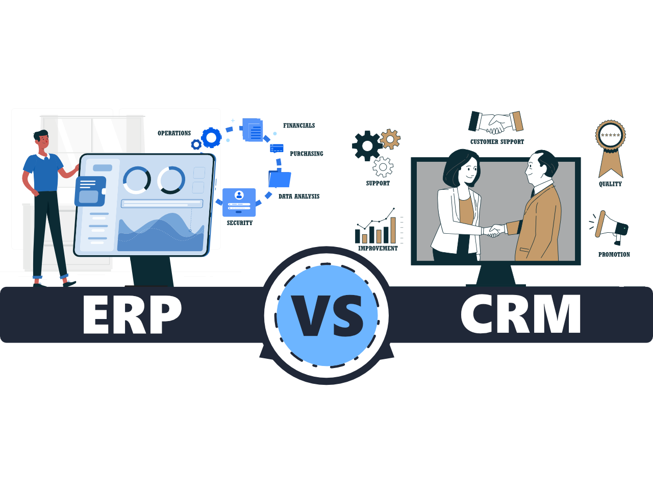 Có nên gộp CRM và ERP vào chung 1 phần mềm hay không?